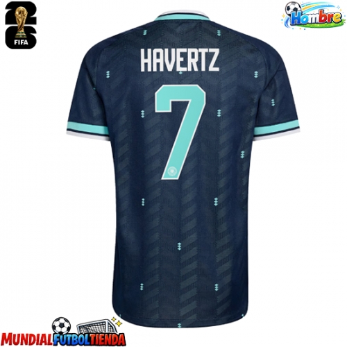 Camiseta Alemania Kai Havertz #7 Segunda Equipación Replica Mundial 2026 mangas cortas